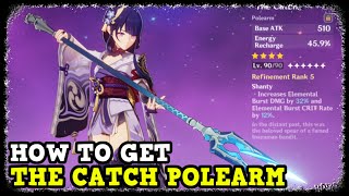 Genshin Impact How to Get The Catch Polearm All Fish Locations Raimei Angelfish Golden amp Rusty Koi [upl. by Moina]