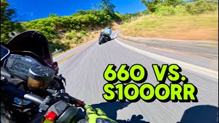 TUONO 660 FACTORY x S1000RR  Palomar Mtn  Insta360 Ace Pro [upl. by Reemas]