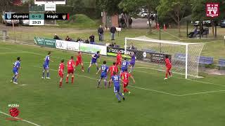 2018 NNSW NPL u20s Elimination Final Leg 2 Highlights  Hamilton Olympic v Broadmeadow Magic [upl. by Pattin]