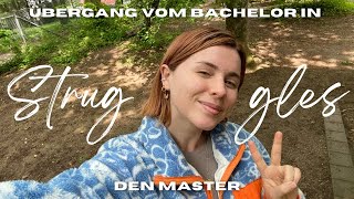 Meine STRUGGLES Übergang vom Bachelor in den Master  ungeschnitten [upl. by Yelreveb]