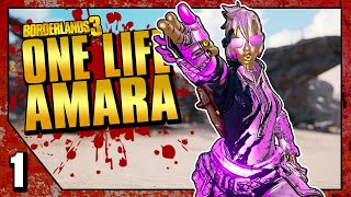 Borderlands 3  One Life Amara  Funny Moments amp Loot  Day 1 [upl. by Lanrev263]