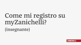 myZanichelli  Come mi registro insegnante [upl. by Otreblasiul189]