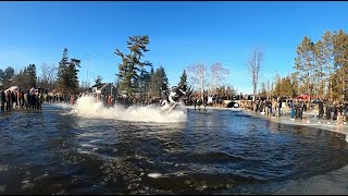 Pickerel Lake 2023  Sleds Skimming Water PT3 [upl. by Gladdy643]