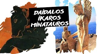 Daidalos Ikaros ve Minotauros Efsanesi Tekhne KavramÄ± ve Labyrinthos [upl. by Yortal697]