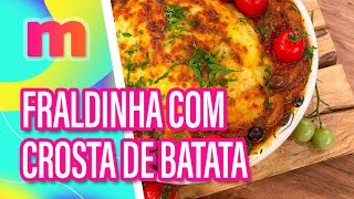 Receita de FRALDINHA com crosta de BATATA e CEBOLA  Mulheres 23052024 [upl. by Asille]