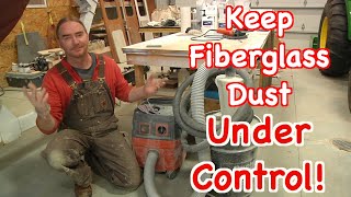 My Sanding Setup For Fiberglass [upl. by Eileen]