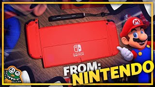 Unboxing the Nintendo Switch OLED Mario Edition  GIVEAWAY 🥳🍄🏰⭐ [upl. by Anadal]