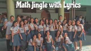 Math Jingle With Lyrics CHAMPION [upl. by Llehsyar972]