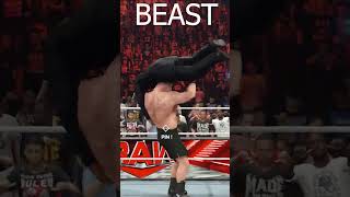 Brock Lesnar Hits F5 To TEDDY LONG Holla Playaa  shorts wwe2k24 wwe [upl. by Adiahs]