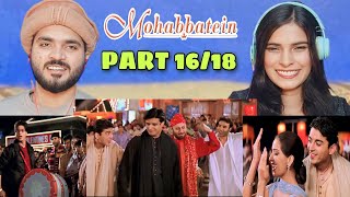 Mohabbatein Pairon ma bandhan hai song Shahrukh Khan  Aishwarya  Pakistani Reaction  Part 1618 [upl. by Nemzzaj]