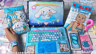 ✨️Paper DIY✨️ Cinnamoroll Macbook Iphone 15 Blind Bag Paper ASMR unboxing [upl. by Eihcir]