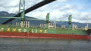 The Sanko Line at Lions Gate Bridge Vancouver [upl. by Araht]