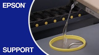 Epson SureColor V7000  Refilling the UV Lamp Coolant [upl. by Acimat439]