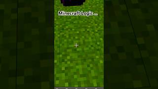 Minecraft logic be like🤯 minecraftmemes minecraft shorts viral [upl. by Jeannine]