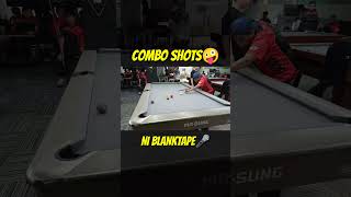 COMBO SHOTs HULA HULA LANG 🤣🤪 billiards combinationshot game [upl. by Suiravaj]