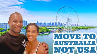 Brits Opinion on Australia Why you should move to Australia over the USA [upl. by Bithia]