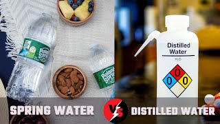 Spring Water vs Distilled Water [upl. by Aivilys]