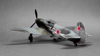 Yakovlev Yak3 Eduard 148  ww2 aircraft model [upl. by Dott434]