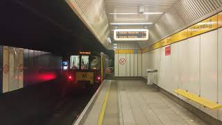 Tyne amp Wear Metro Metrocars 4008 and 4085 leave Monument [upl. by Ajat]