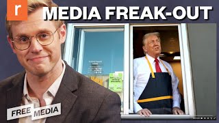 Trumps McDonalds shift causes a media FREAKOUT  Free Media [upl. by Hgeilyak896]