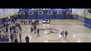 Agoura High School vs Newbury Park Girls Varsity Volleyball [upl. by Areis]