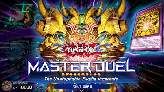 THE UNSTOPPABLE EXODIA INCARNATE DECK TESTING YuGiOh Master Duel [upl. by Gnod]