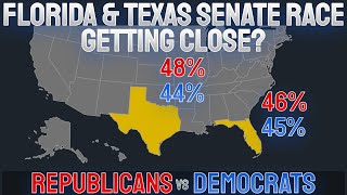 New Poll finds the Florida Senate Race and Texas Senate Race are getting very close [upl. by Lahcear946]