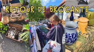 RETOUR DE BROCANTE 🌷 haul  vlog [upl. by Airehc692]