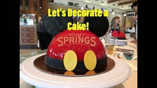 Lets Decorate a Cake Amorettes at Disney Springs [upl. by Alletse959]