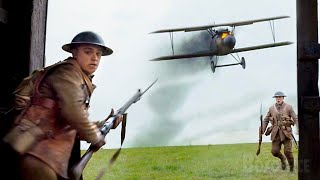 The Plane Scene  1917  CLIP [upl. by Hsina]