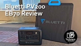 Bluetti PV200 Solar Panel and Bluetti EB70 Power station Review [upl. by Ahseinat]