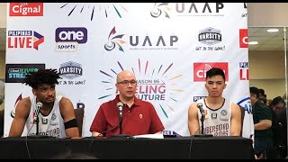 UP Fighting Maroons  Francis Lopez Coach Goldwin Monteverde and Harold Alarcon [upl. by Naegem578]