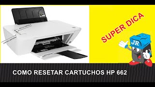 COMO DESPROTEGER CARTUCHO ORIGINAL HP 662 664 PARA RECARREGAR [upl. by Hanae]