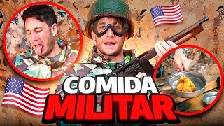 LA MEJOR COMIDA MILITAR PROBANDO COMIDA DEL EJERCITO DE ESTADOS UNIDOS 🇺🇸 [upl. by Nikolaos868]