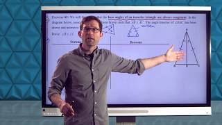 Common Core GeometryUnit 3Lesson 8AAS and Isosceles Triangles [upl. by Corrie403]