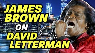 The BEST live performance EVER on television JamesBrownOfficial on Letterman [upl. by Gehlbach]