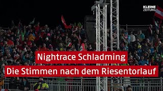 Nightrace Schladming Die Stimmen nach dem Riesentorlauf [upl. by Bebe]