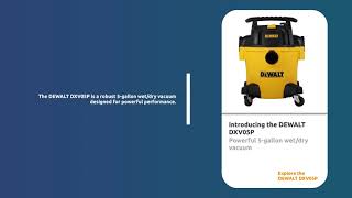 dewalt dxv05p 5 gallon poly wet dry vac [upl. by Hnim514]