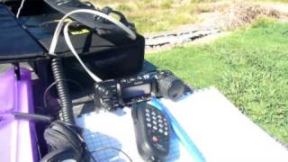 Coffs Harbour Nov 2010 Portable QRP FT857D Buddipole [upl. by Anyrtak]