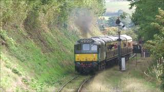 D7628 leaving Bewdley 5th October 2024 [upl. by Babette]