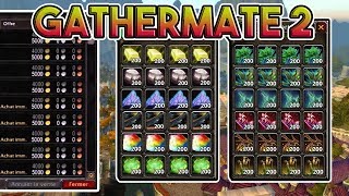 GATHERMATE 2  TUTO RAPIDE  COMPATIBLE BFA  WORLD OF WARCRAFT [upl. by Jackson]