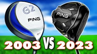 Ping G430 Max Vs 20 YEAR OLD Ping Driver Shocking Results [upl. by Virgin589]