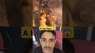 African forest big fight lion versus buffaloes animals wildlife [upl. by Muhan278]