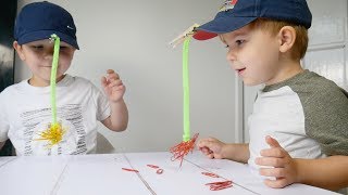 DIY Fun Magnet Fishing Game For Kids [upl. by Perice]