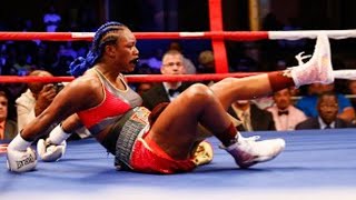 Hanna Gabriels Knocked Down Claressa Shields [upl. by Aremmat]