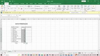 MENCARI HASIL PERSENTASE DARI SEBUAH DATA EXEL [upl. by Alisan]