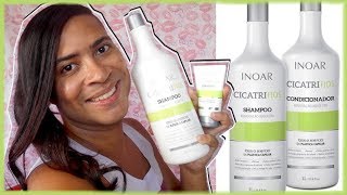 RESENHA DO KIT CICATRIFIOS INOAR  LIBERADO LOW POO  DENISON DIAMOND [upl. by Bernardi]