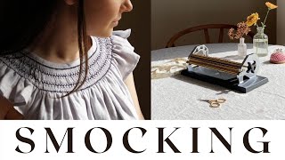 Smocking Sewing Technique  Making a smocked dress [upl. by Gilba935]