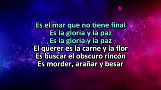 Amar y querer Jose Jose Karaoke para rango vocal bajo [upl. by Nahbois]