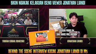 JO TAHAN TAWA DIKERJAIN VIEWER😂BEHIND THE SCENE INTERVIEW KOCAK JONATHAN LIANDI M5 [upl. by Arty978]